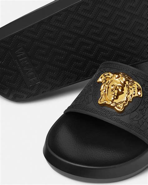 espadrille versace homme|Versace slides black.